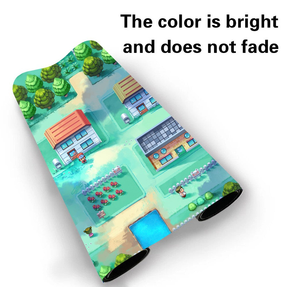 Pallet Town Board Game Pokemon Table Playmat Card Play Mat TCG CCG Pad Mousepad
