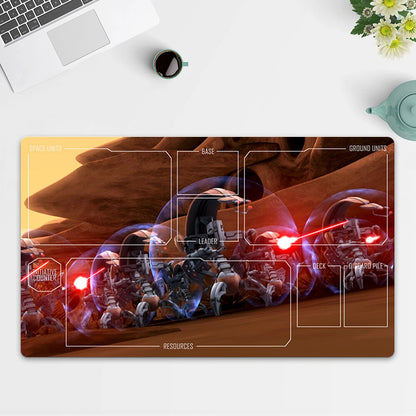 Playmat Droideka TCG Starwars : Unlimited Trading Card Game Play Mat Free Bag