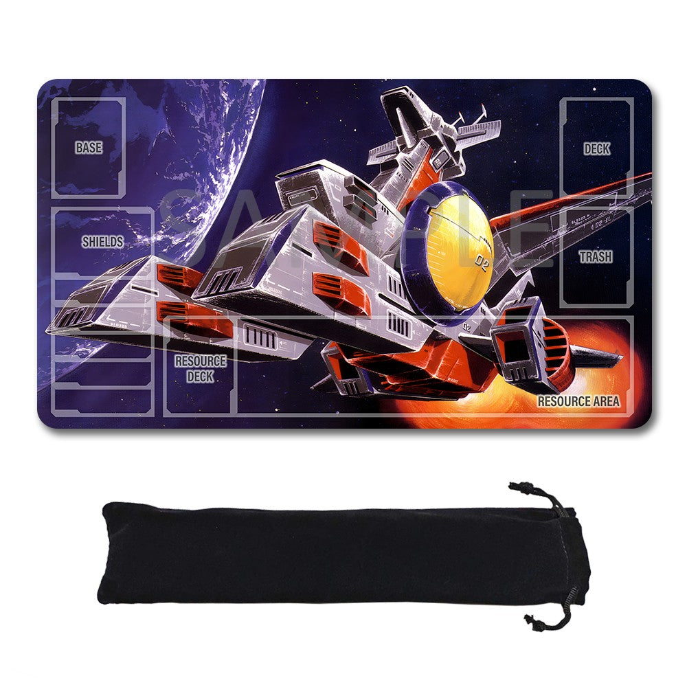 Gundam Playmat Suitable for GCG , includes Storage Bag, 24 x 14 inches (226546)