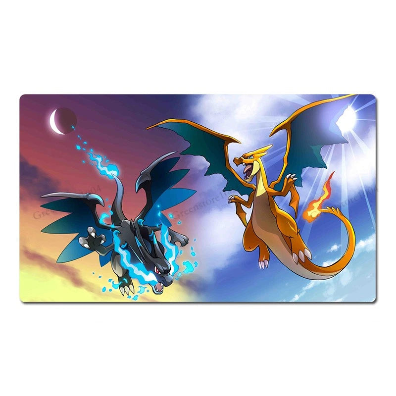 Mega Charizard X Y Board Game Pokemon Table Playmat TCG CCG Mat Pad Mousepad