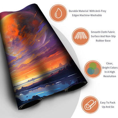 DKT (100) - Magic The Gathering MTG Playmat TCG CCG MTG Playmat Stitched Edge