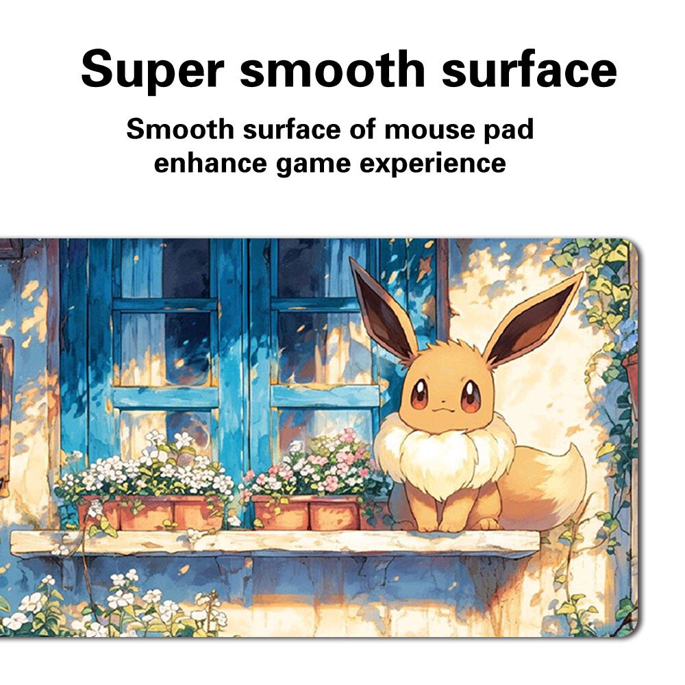 458986 - Board Game Pokemon  Eevee Playmat Games Mousepad Play Mat of TCG