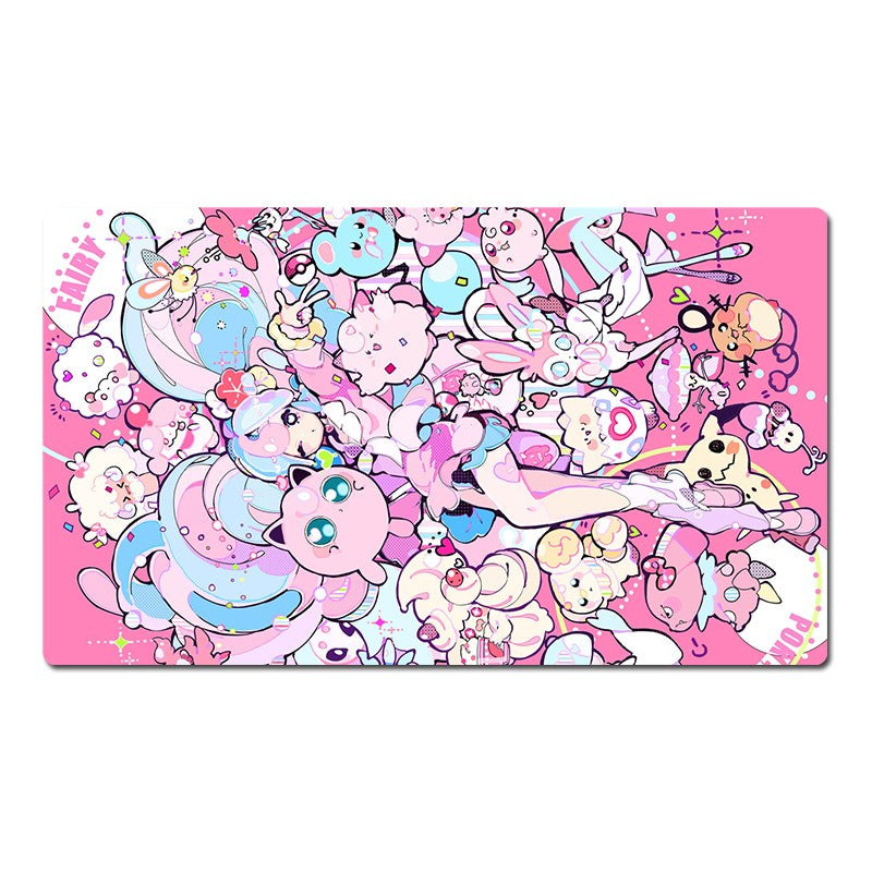 Sylveon Board Game Pokemon Table Playmat Card Play Mat TCG CCG Pad Mousepad