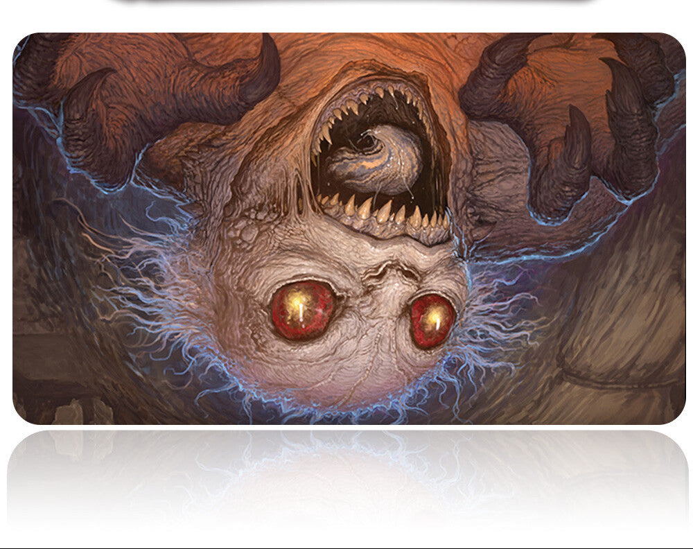 Card with a fantasy creature design on a white background