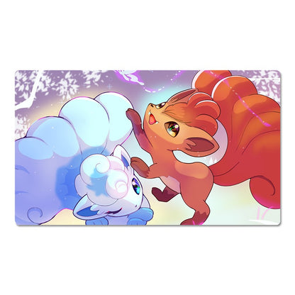 Alolan Vulpix Board Game Pokemon Table Playmat TCG CCG Play Mat Pad Mousepad