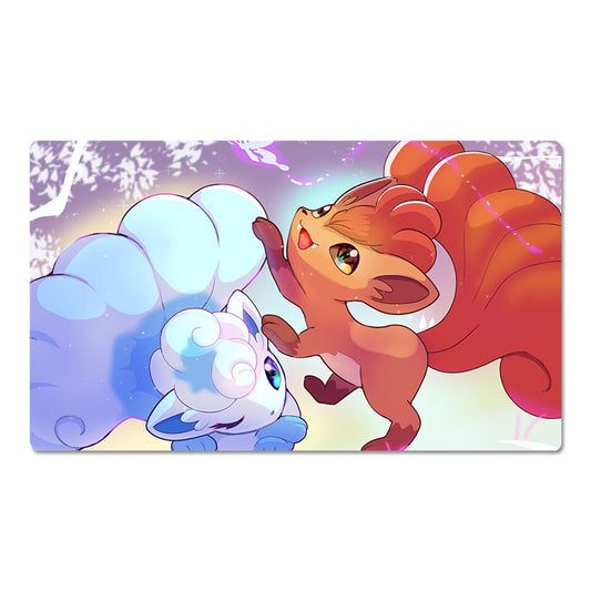 Alolan Vulpix Board Game Pokemon Table Playmat TCG CCG Play Mat Pad Mousepad