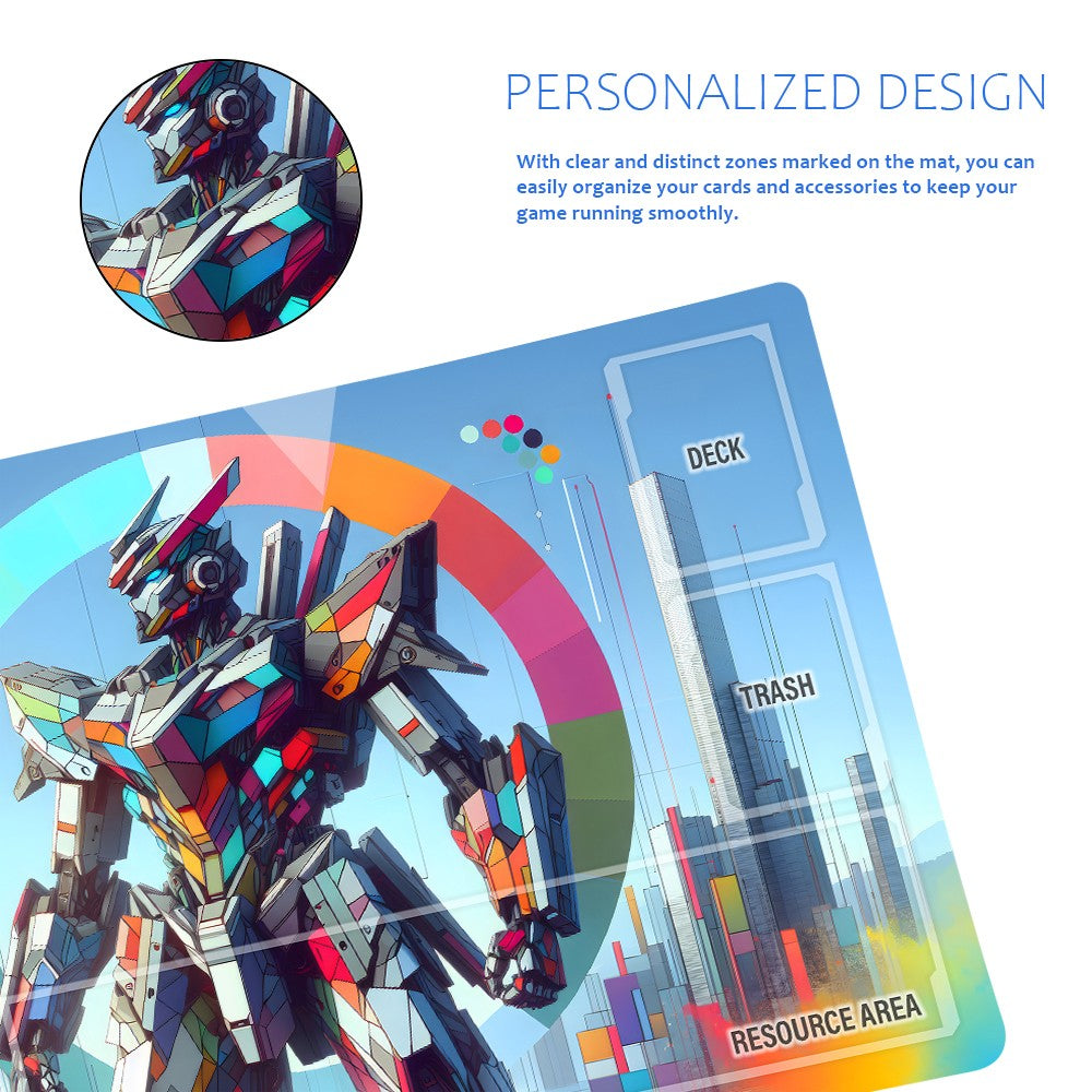 Gundam Playmat Suitable for GCG , includes Storage Bag, 24 x 14 inches (1342705)