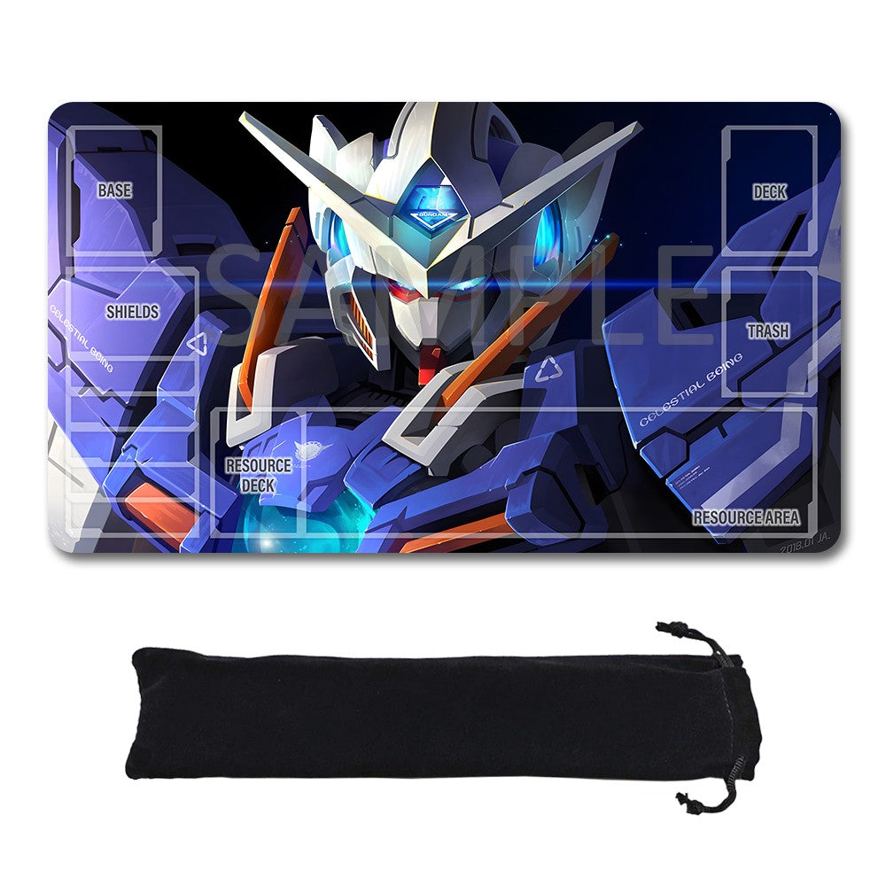 Gundam Playmat Suitable for GCG , includes Storage Bag,24 x 14 inches (GD5101416)