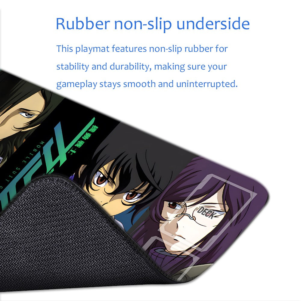 Gundam Playmat Suitable for GCG , includes Storage Bag, 24 x 14 inches (50838)