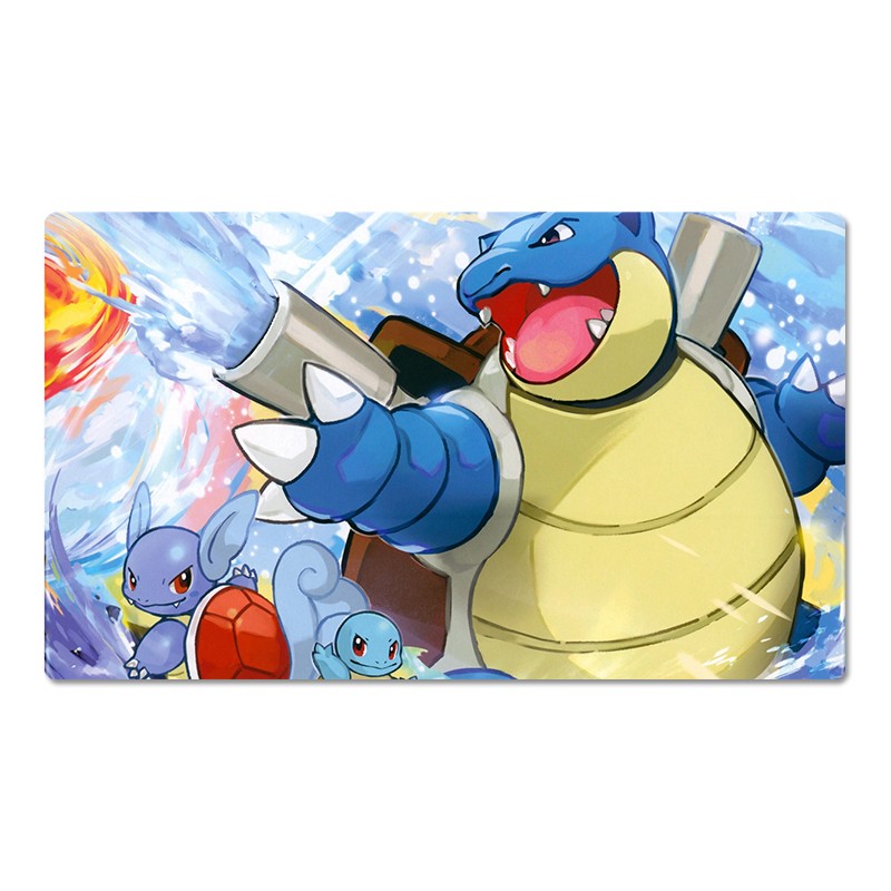 Blastoise Board Game Pokemon Table Playmat Card Play Mat TCG CCG Pad Mousepad