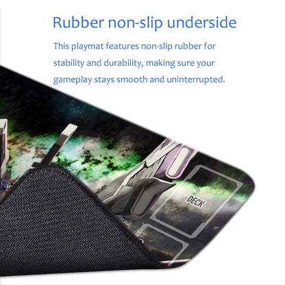 Gundam Playmat Suitable for GCG , includes Storage Bag, 24 x 14 inches (226500)