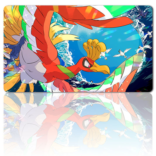 512359 - Board Game Pokemon Ho-Oh Playmat Games Mousepad Play Mat of TCG