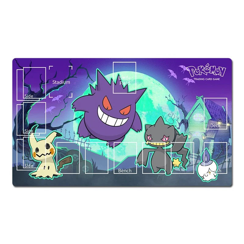 Ghastly Playmat Haunter Board Game Pokemon Card Game PTCG TCG CCG Deskmat Mousepad