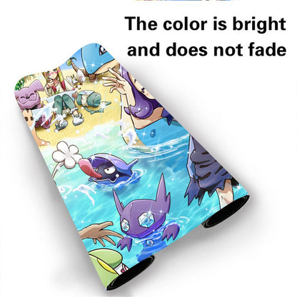 Mallow Acerola Lana Board Game Pokemon Playmat TCG CCG Trading Card Games Mat
