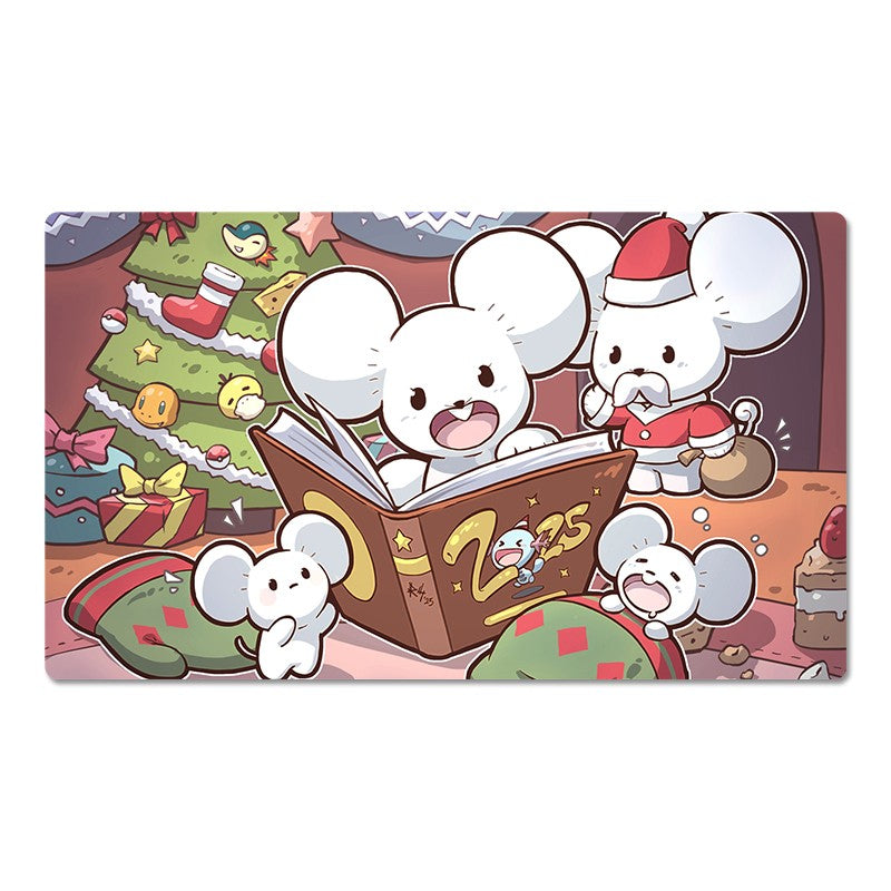 Maushold Board Game Pokemon Cute Playmat Card Play Mat TCG CCG Pad Mousepad
