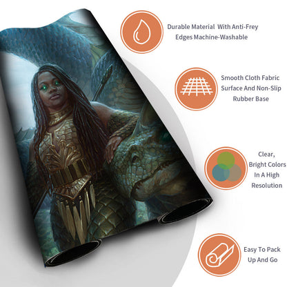 HYDRA TRAINER - Magic The Gathering MTG Playmat TCG CCG MTG Playmat Stitched Edge
