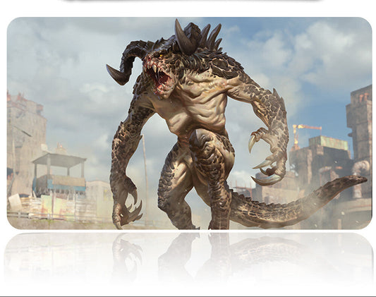 ALPHA DEATHCLAW - Magic The Gathering MTG Playmat TCG CCG MTG Playmat Stitched Edge