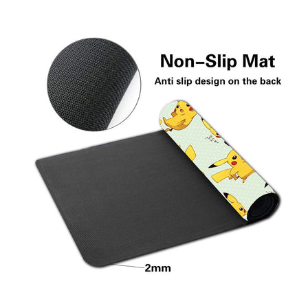 Pikachu Board Game Pokemon Playmat PTCG TCG CCG Pad Trading Card Games Mat & Bag
