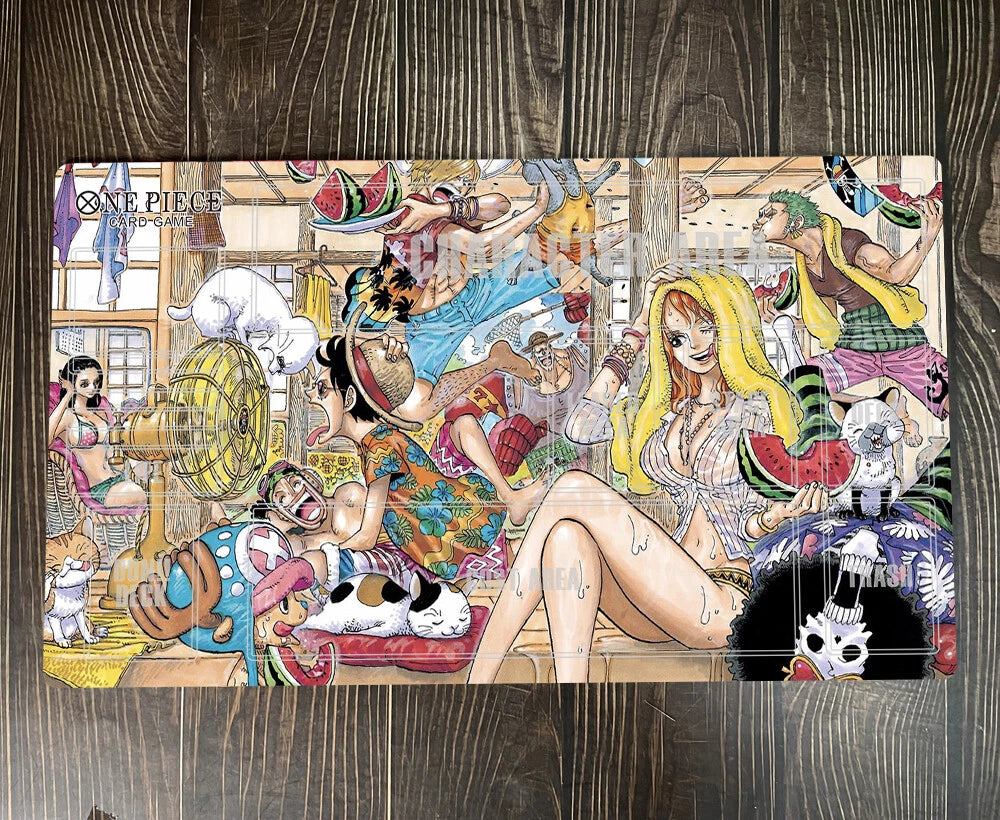 One Piece Playing Mat Trading Card Game OPCG TCG CCG Mat Board Game Duel Playmat