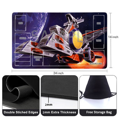 Gundam Playmat Suitable for GCG , includes Storage Bag, 24 x 14 inches (226546)