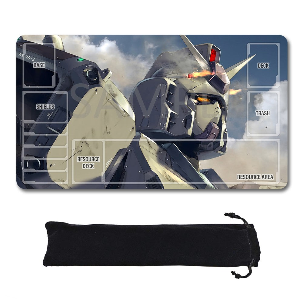 Gundam Playmat Suitable for GCG , includes Storage Bag, 24 x 14 inches (1264150)