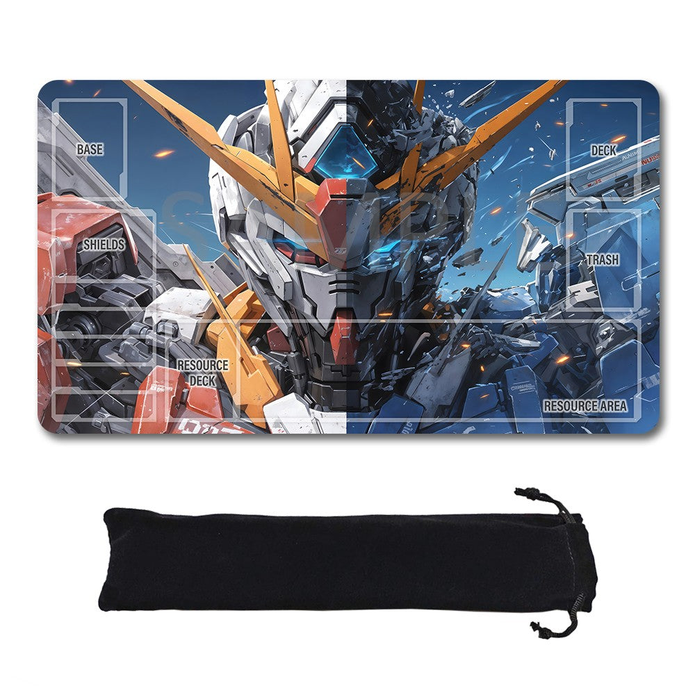 Gundam Playmat Suitable for GCG , includes Storage Bag, 24 x 14 inches (1395504)