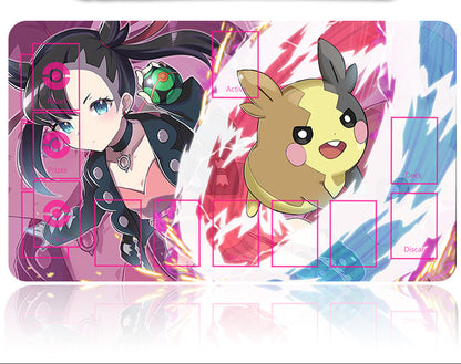 Product packaging with anime-style character and cartoon deer-like creature on a colorful background