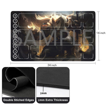Yorick - League Of Legends Riftbound Playmat 24x14 in + Free Storage Bag