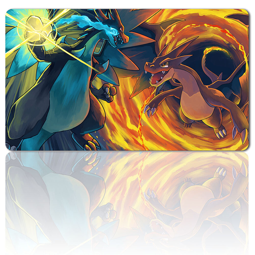 Board Game Pokemon Mega Charizard Playmat Games Mousepad Play Mat of TCG-4lkg6p