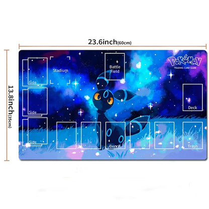 Umbreon Board Game Pokemon Playmat TCG CCG PTCG Trading Card Game Deskmat Mousepad