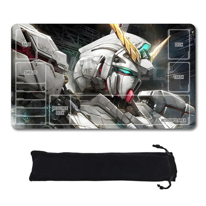 Gundam Playmat Suitable for GCG , includes Storage Bag, 24 x 14 inches (GD510142)
