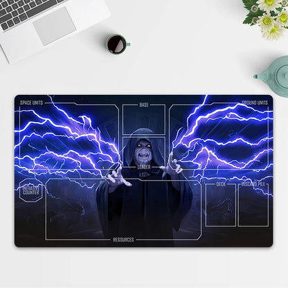 Playmat Darth Sidious TCG Starwars : Unlimited Trading Card Game Mat Free Bag
