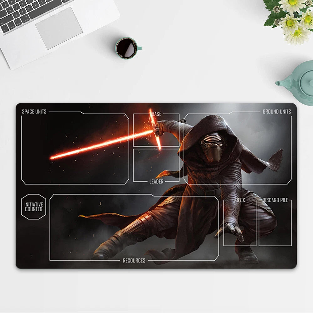 Playmat Kylo Ren TCG Starwars : Unlimited Trading Card Game Play Mat Free Bag