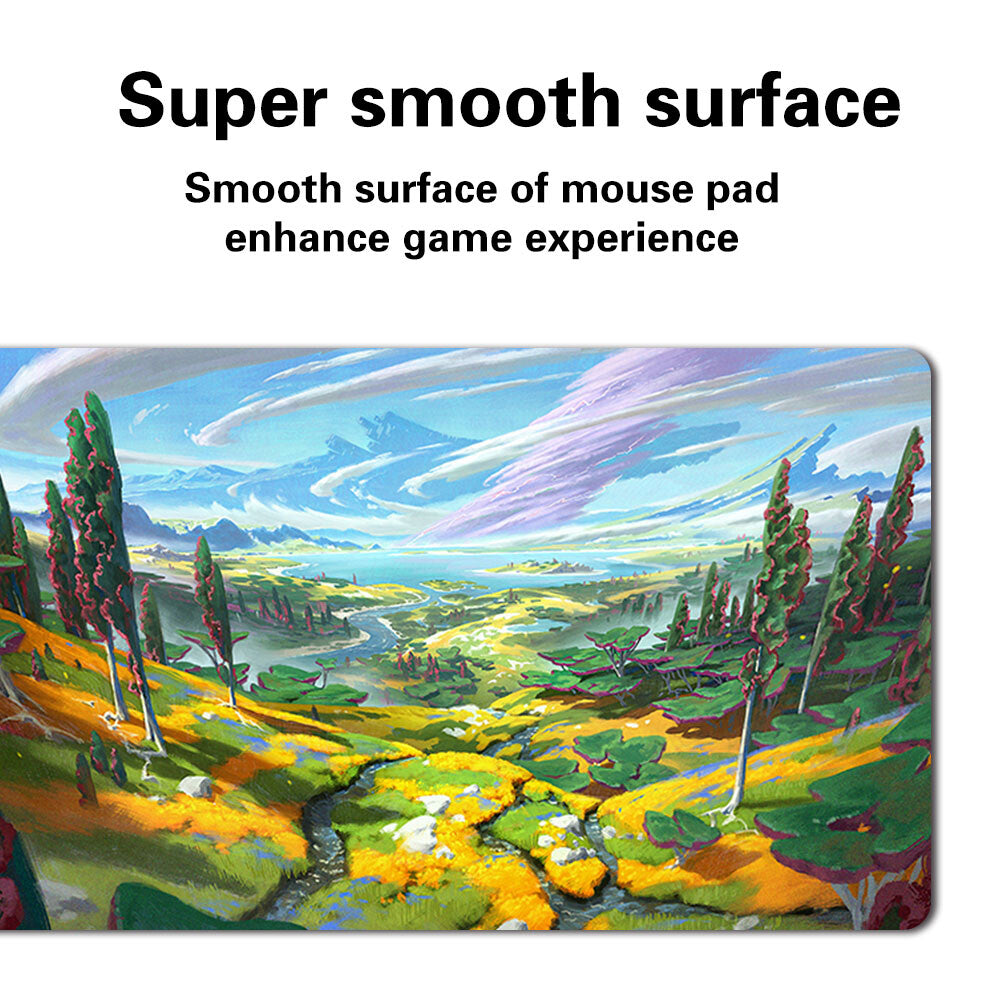 The Fertile Lands of Saulvinia - Board Game MTG Playmat Mouse Mat of TCG CCG