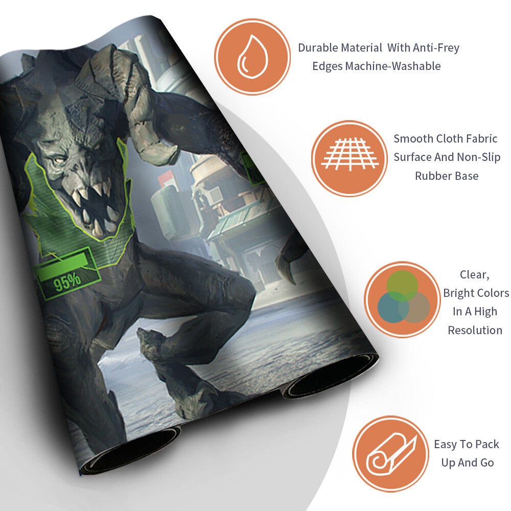 V.A.T.S - Magic The Gathering MTG Playmat TCG CCG MTG Playmat Stitched Edge