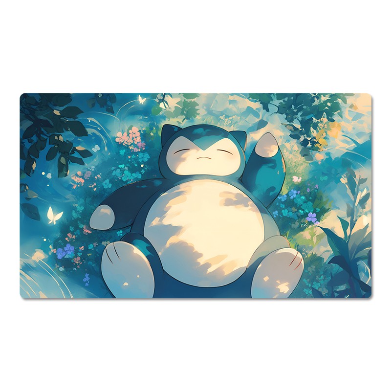 Snorlax Pokemon Table Playmat PTCG TCG CCG Gaming Pad Trading Card Games Mat