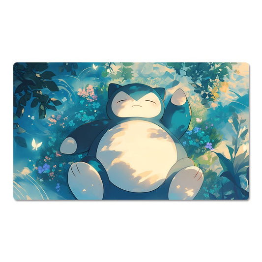 Snorlax Pokemon Table Playmat PTCG TCG CCG Gaming Pad Trading Card Games Mat
