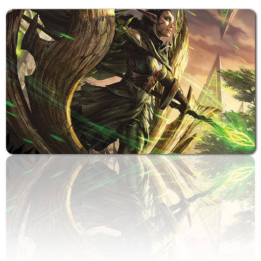 Nissa Voice of Zendikar - Board Game MTG Playmat Games Mousepad Play Mat of TCG