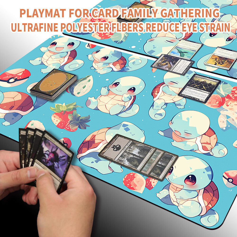 New Pokemon Squirtle Playmat Stitched Edge with | Pokemon TCG Playmat Stitched Edge | 1351547