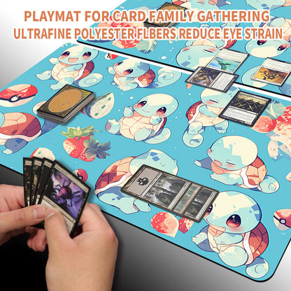 New Pokemon Squirtle Playmat Stitched Edge with | Pokemon TCG Playmat Stitched Edge | 1351547