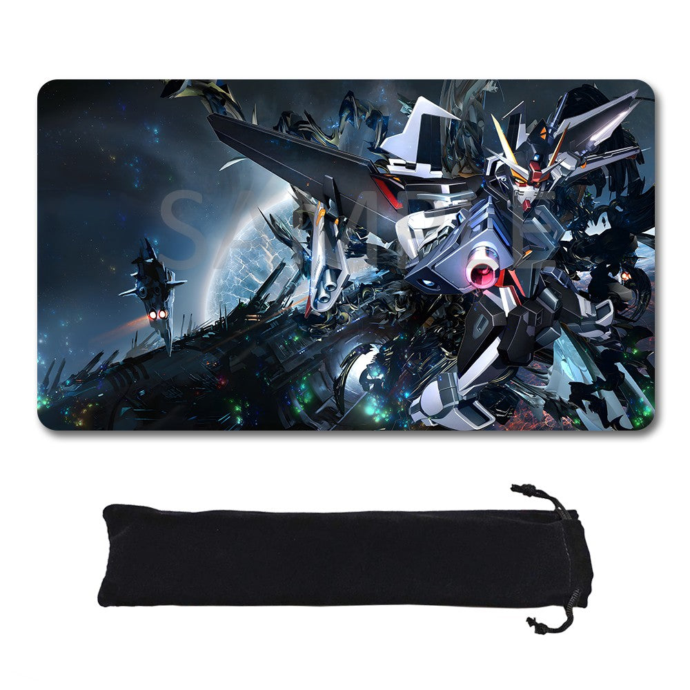 Gundam Playmat Suitable for GCG , includes Storage Bag, 24 x 14 inches (226556)