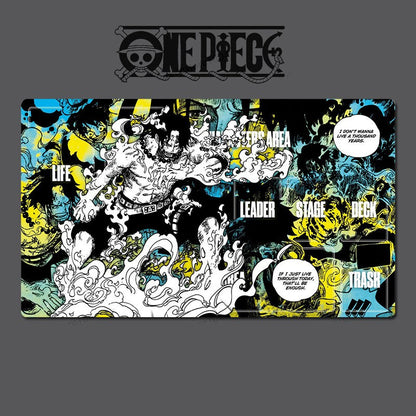 Portgas D. Ace O-P Table Playmat OPCG TCG CCG Pad Trading Card Game Mat & Bag