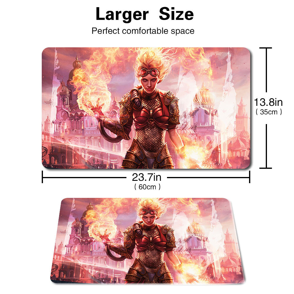 Chandra, Torch of Defiance-Board Game MTG Playmat Games Mousepad Play Mat of TCG