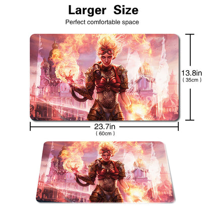 Chandra, Torch of Defiance-Board Game MTG Playmat Games Mousepad Play Mat of TCG