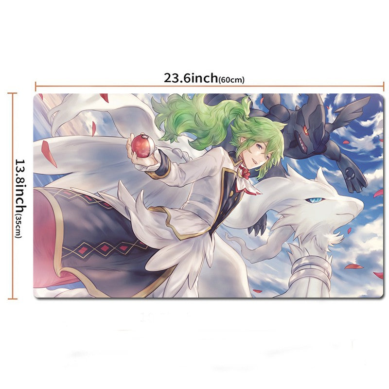 Reshiram & Zekrom Pokemon Table Playmat PTCG TCG CCG Pad Trading Card Games Mat