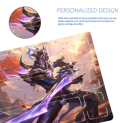 Master Yi - League Of Legends Riftbound Playmat 24x14 in + Free Storage Bag