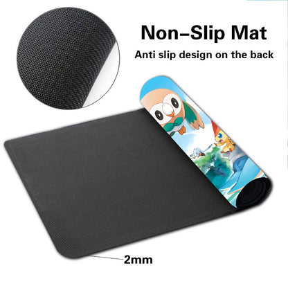 Lapras Rowlet Board Game Pokemon Table Playmat TCG CCG Mat Gaming Pad Mousepad