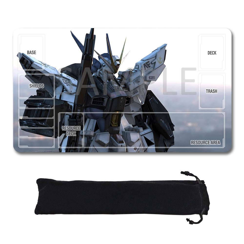 Gundam Playmat Suitable for GCG ,includes Storage Bag, 24 x 14 inches (GD5101411)