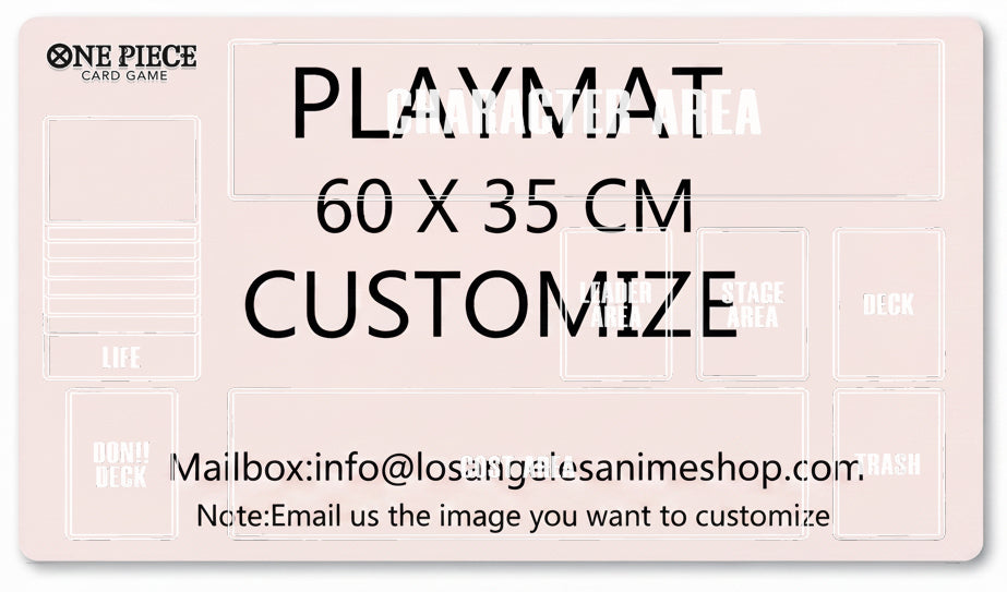 One Piece Pokemon YuGiOh Digimon MTG Custom Playmat TCG CCG Board Game Trading Card Game Mat Anime Mouse Pad Desk Mat Gaming Accessories Zone 14"X24" / 35X60 cm