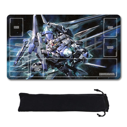Gundam Playmat Suitable for GCG , includes Storage Bag, 24 x 14 inches (589076)